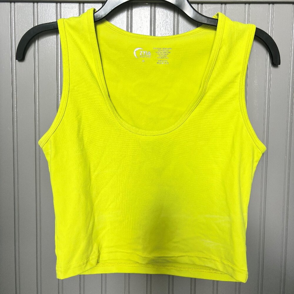 Zyia Spirit Racer Tank - Yellow